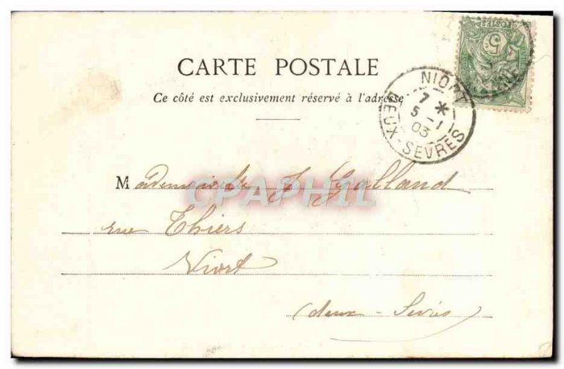 Old Postcard Fun Children Coquetry chimney sweep