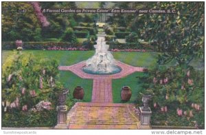 South Carolina Camden Formal Garden On Kam Kamner Private Estate