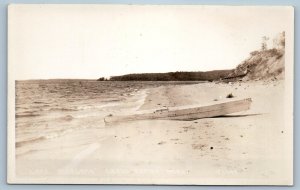 c1940's Lake Pokegama Grand Rapids Minnesota MN RPPC Photo Vintage Postcard