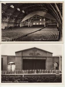 GERMANY  OBERAMMERGAU  PASSIONSTHEATER 2 postcards RPPC