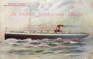 Northern Michigan Transportation Company Steamship Manitou