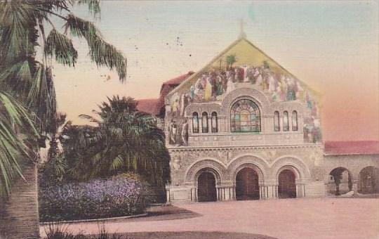 Memorial Church Stanford University Whittier California Handcolored Albertype...