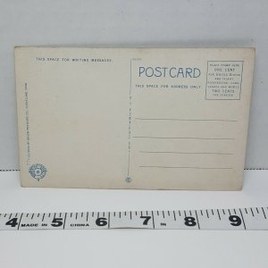 Cleveland Ohio Cuyahoga River Vintage Postcard