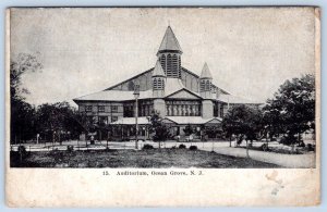 1910's OCEAN GROVE NEW JERSEY AUDITORIUM L&M OTTENHEIMER BALTIMORE POSTCARD