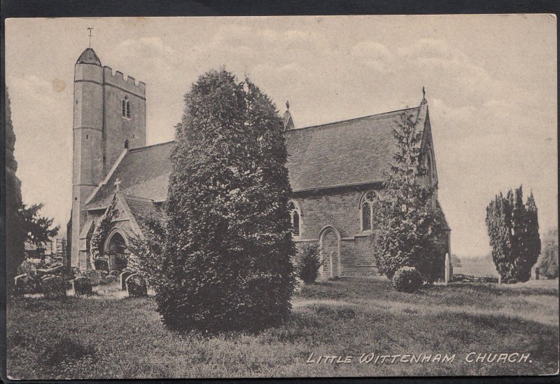 Oxfordshire Postcard - Little Wittenham Church   DR736