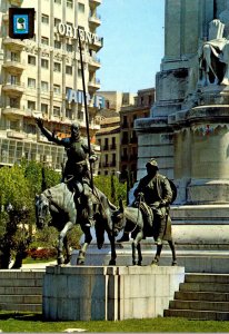 Spain Madrid Cervantes Monument
