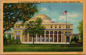 Vtg George Peabody College for Teachers Social-Religious Nashville TN Postcard