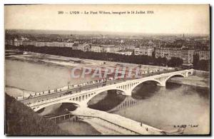 Old Postcard Lyon Wilson Bridge opens July 14, 1918