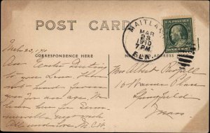 Maitland FL View From the Inn c1910 Real Photo Postcard