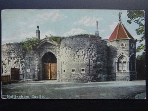 Nottinghamshire NOTTINGHAM CASTLE Entrance c1911 Postcard by Shurrey