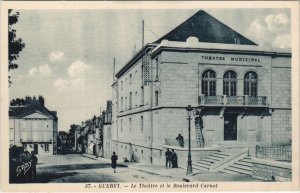 CPA GUERET - Le Theatre et le Boulevard Carnot (121641)