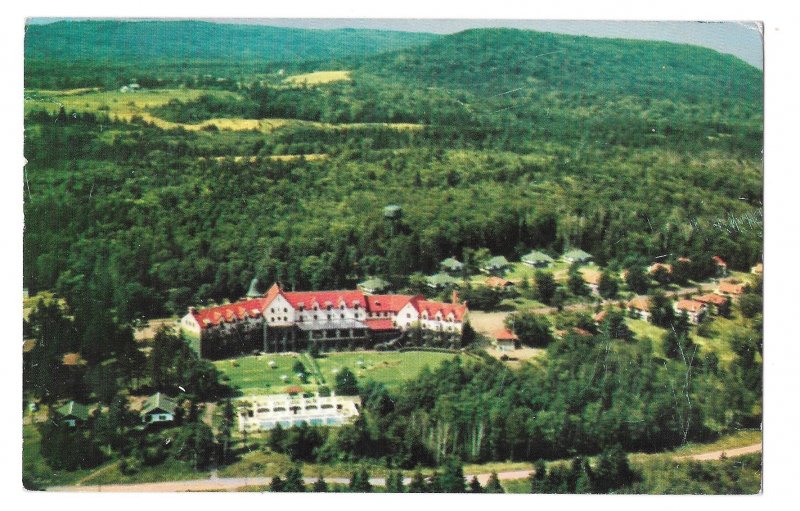 Aerial View The Pines Hotel Digby Nova Scotia Canada Vintage Postcard