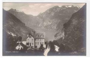 Utsigten Geiranger Norway RPPC Real Photo postcard