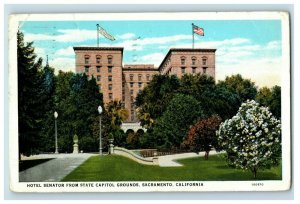 Vintage Hotel Senator, Sacramento, Calif. Postcard P167