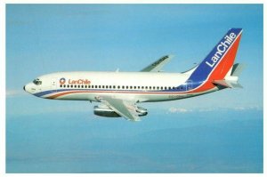 LanChile Boeing 737 2A1 Airplane Postcard