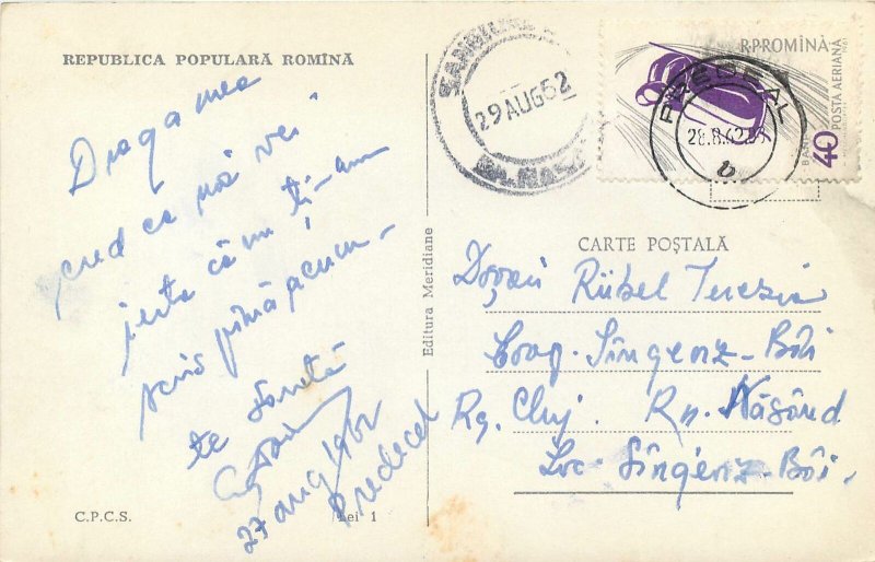 Romania carte postala Predeal Hotel Cioplea