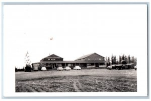 Yukon Canada Postcard Watson Lake Motel c1930's Vintage Unposted RPPC Photo