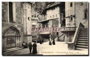 CPA Rocamadour Overall picture of the square