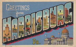 LARGE LETTER, Harrisburg, Pennsylvania, PU-1941