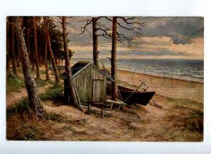 224487 RUSSIA K. KLEVER Twilight Granberg #2362 RIGA postcard