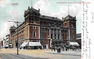 Tomlinson Hall Indianapolis Indiana 1906c postcard