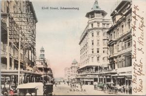 Ellof Street Johannesburg South Africa c1906 Postcard E57