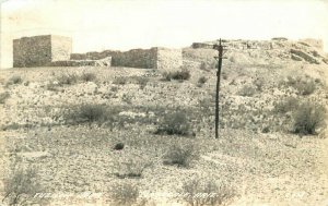 Arizona Clarkdale Tuzigoot Ruins Native American Indian RPPC Postcard 22-1731