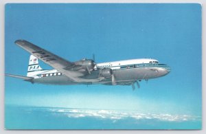 Transportation~Pan American Airlines Super 6 Clipper~1960s Postcard
