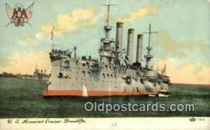 US Armored Cruiser Brooklyn Military Battleship Unused light wear