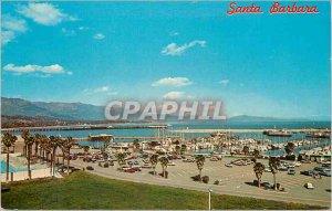 Modern Postcard California Santa Barbara Yacht Harbor