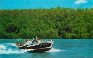 Postcard 1950s Missouri Branson Speed Boat Lake Taneycomo Teich 23-13262