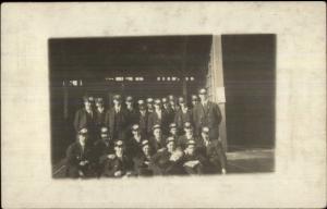 Chelsea MA Trolley Motormen Group Photo c1910 Real Photo Postcard