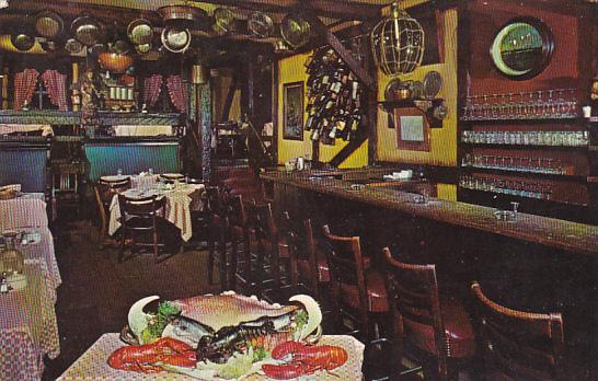 Illinois Chicago Interior Cape Cod Room Restaurant The Drake 1960