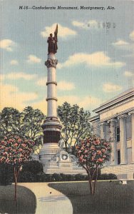 Confederate monument Montgomery, Alabama, USA Civil War 1947 