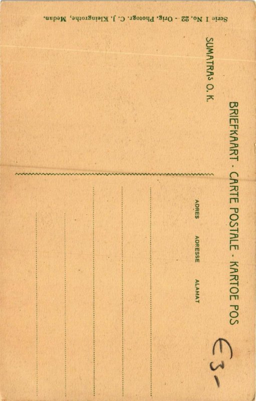 PC CPA Batak maisje INDONESIA (a14961)