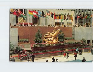 Postcard Skating Rink, Rockefeller Center, New York City, New York