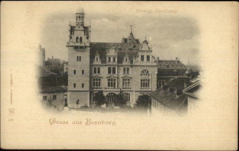 Gruss Aus Bernburg Germany c1905 Postcard