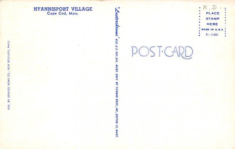 Hyannisport Village Cape Cod, Massachusetts 