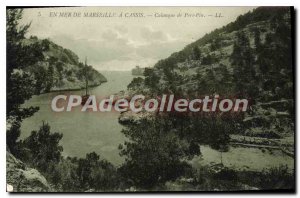 Postcard A former Marseille Cassis Calanque From Port Pin