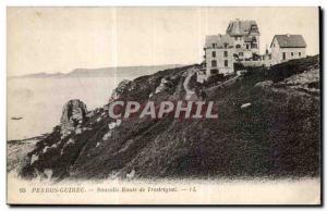 Old Postcard Perros Guirec New Road Trestrignel