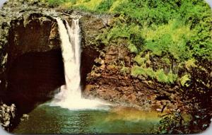 Hawaii Hilo Wailuku River Rainbow Falls 1967