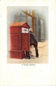 BR102899 a london postman postcard pascalis moss co london post office uk