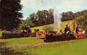 Yorklyn Delaware Auburn Valley RR Mini Trains Vintage Postcard AA16357