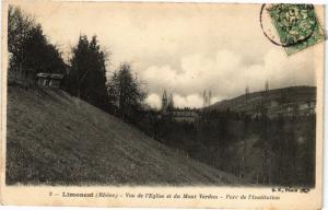 CPA LIMONEST-Vue de l'Église et du Mont Verdun-Parc de l'Inst. (235900)