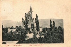 Czech Republic Teplitz Schönau Kaiser Franz Josefs Teplice Postcard 03.92