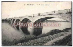 Postcard Old Bridge On The Loire Digoin