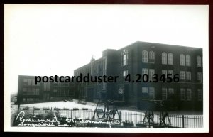 h3734 -JONQUIERES Quebec 1940s St. Dominick Boarding School. Real Photo Postcard