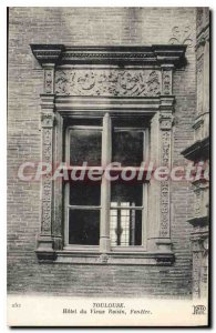 Postcard Old Toulouse Hotel Du Vieux Raisin Window