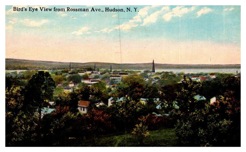  New York  Hudson , Aerial View from Rossman Avenue