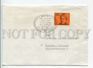 446159 GERMANY 1974 year special cancellations Bonn famous women